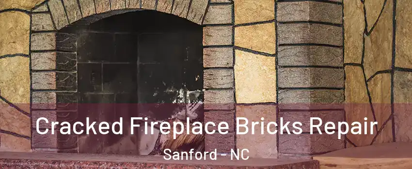  Cracked Fireplace Bricks Repair Sanford - NC