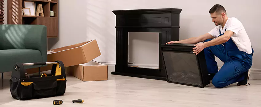 Old Rusted Metal Fireplace Repair And Replacement in Sanford, NC