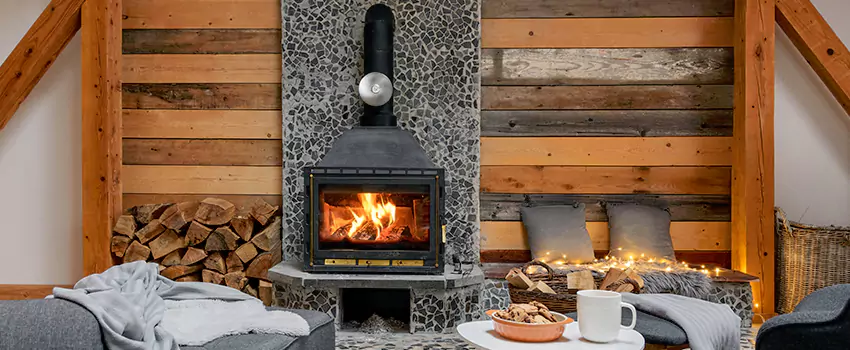 Thelin Hearth Products Direct Vent Gas Stove Fireplace Inspection in Sanford, North Carolina